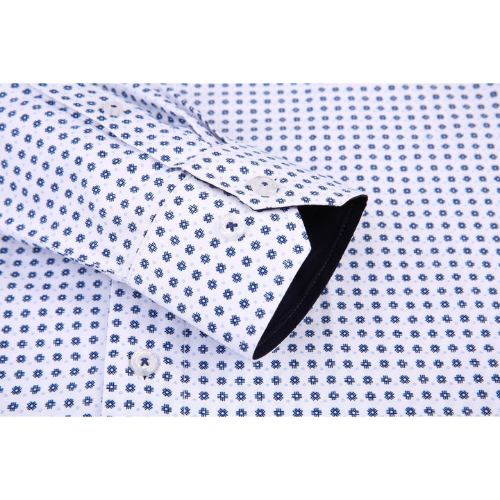 Large size Alex Vando Mens Printed Dress Shirts
