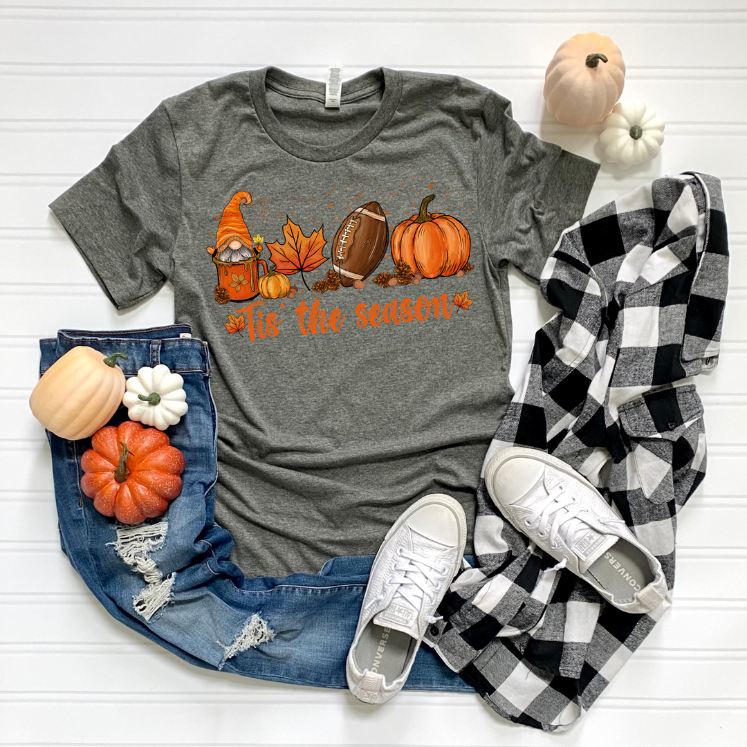 Tis The Season Fall Thanksgiving Tshirt, Happy Thanksgiving Day Turkey Fall Autumn Lover Shirt Gift For Men Women