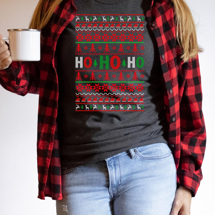 Ho Ho Ho Santa Christmas Sweatshirt, Family Christmas Party Santa Lover Sweatshirt Gift For Men Women