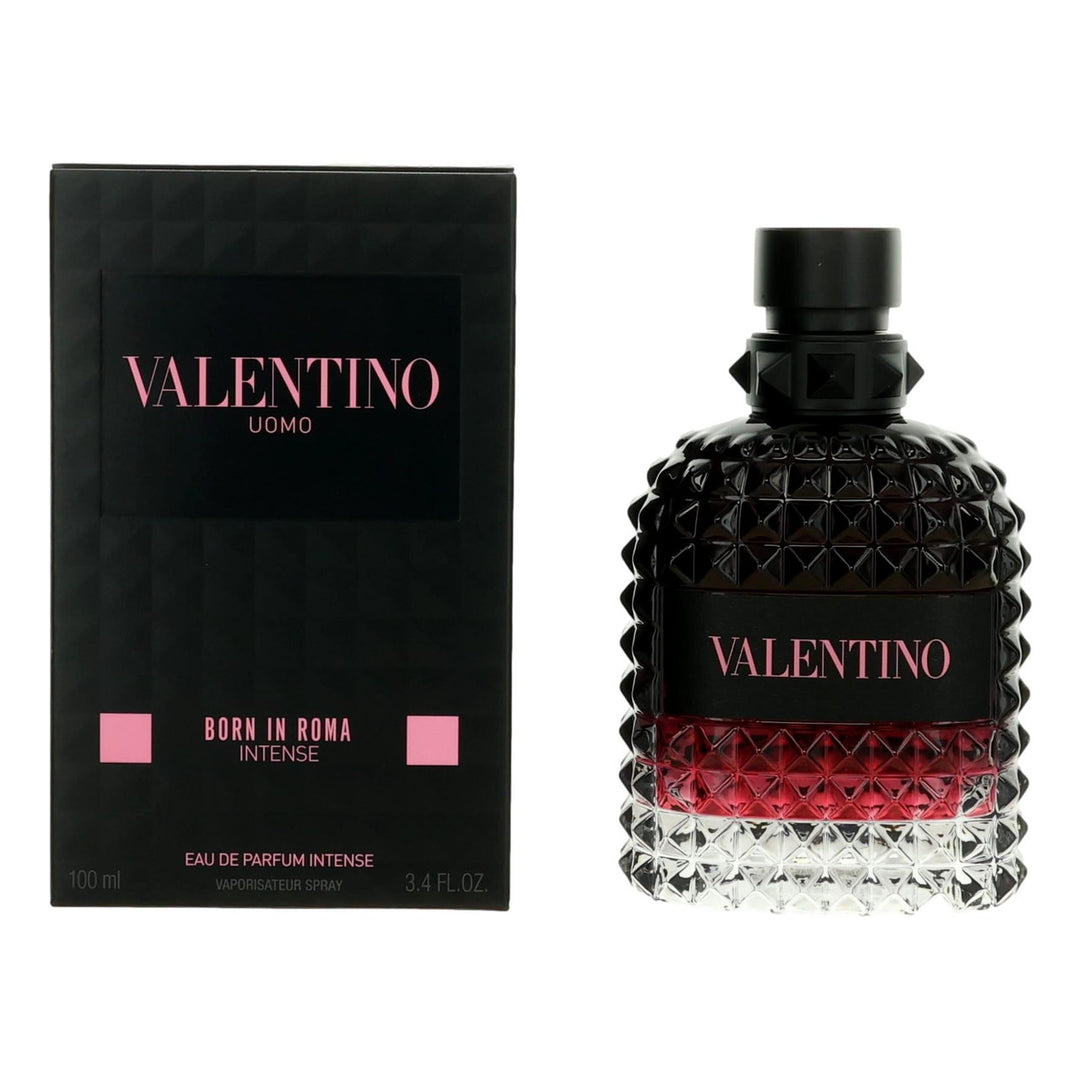 Valentino Uomo Born In Roma Intense EDP For Men Warm Spicy Fragrance 3.4 Oz