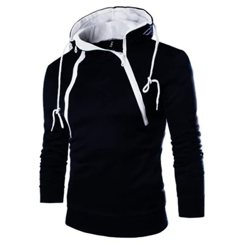 Stylish and Functional High-Necked Sweatshirt