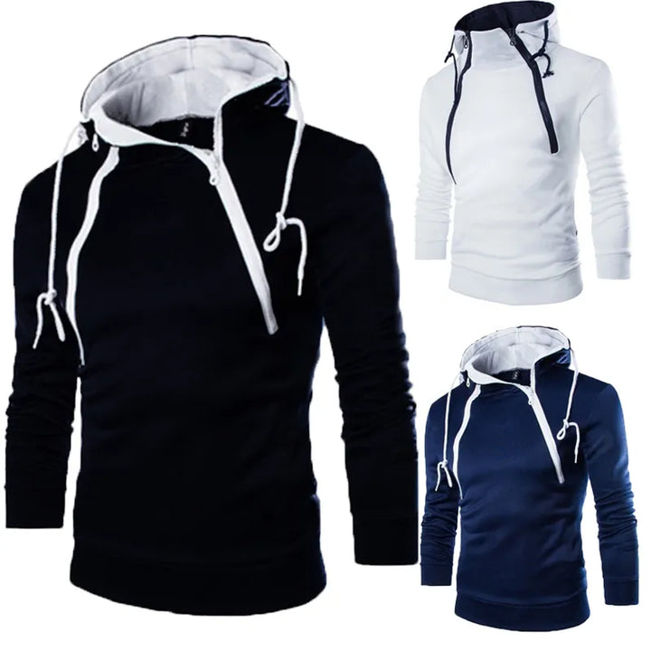 Stylish and Functional High-Necked Sweatshirt