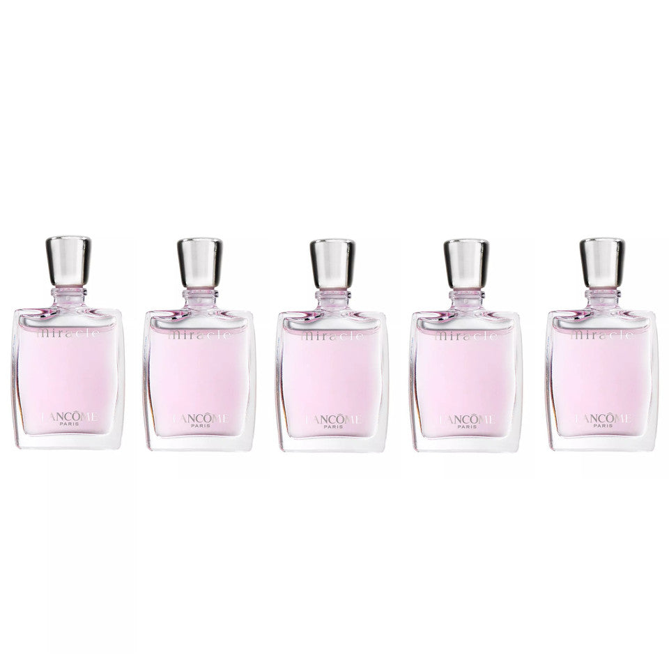 Lancôme Miracle Mini Gift Set For Women Eau De Parfum Travel Perfume Collection 5 Piece 0.16 Oz x 5