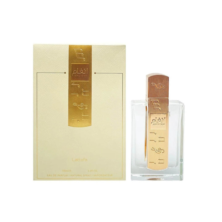 Lattafa Angham EDP For Unisex Long Lasting Citrus Vanilla Amber Fragrance 3.4 Oz