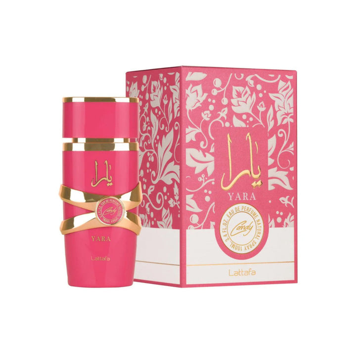 Lattafa Yara Candy EDP For Women Long Lasting Sweet Fruity Vanilla Fragrance 3.4 Oz