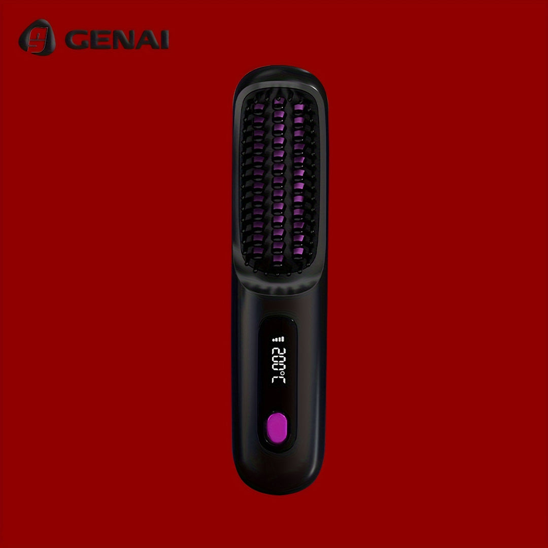 Cordless Hair Straightener Brush