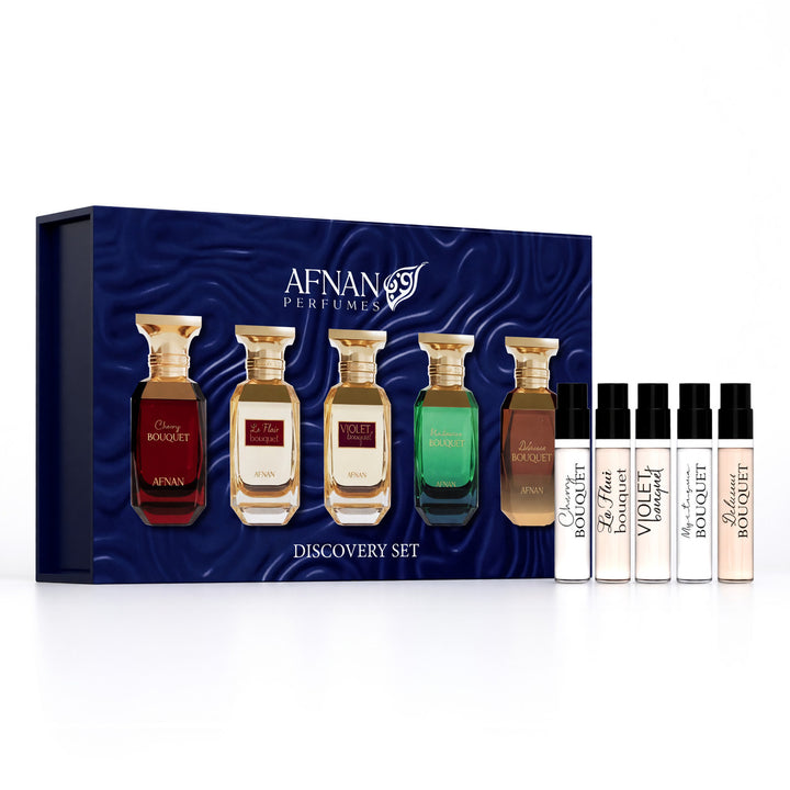 Afnan Bouquet Femme Series Discovery Kit For Women Mini Perfume Gift Set 5 Piece 2 ML x 5