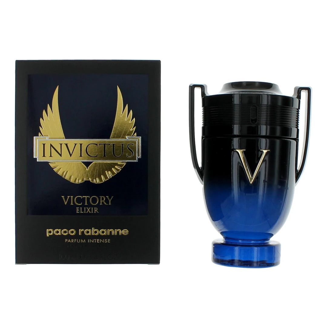 Paco Rabanne Invictus Victory Elixir Parfum For Men Luxury Fragrance 3.4 Oz