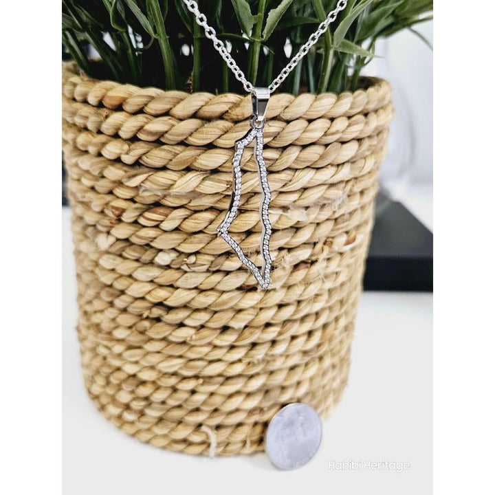 Palestine Necklace Hollow Design
