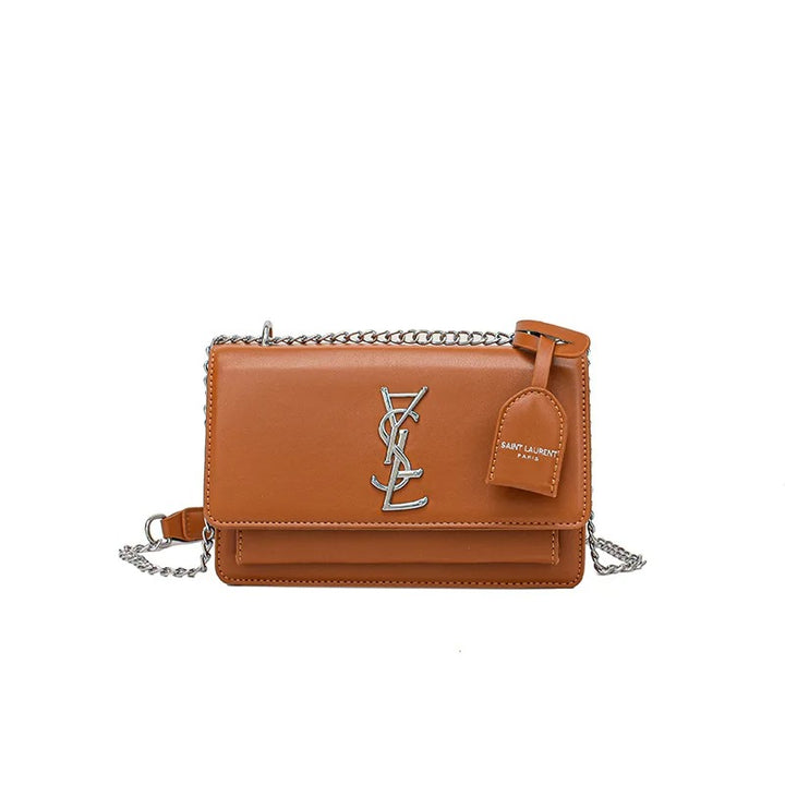 Women's 2025 Korean Style Small Square Chain Crossbody Bag – Fashionable High-Quality Shoulder Bag