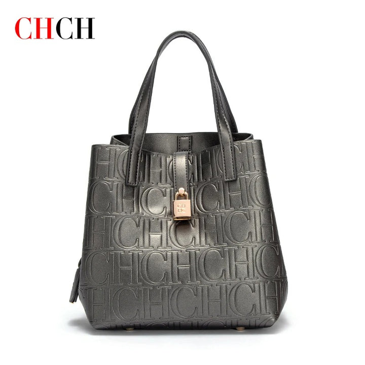 CHCH Women's Handheld Steel-Embossed Tote Bag – Mother’s Shopping Bag
