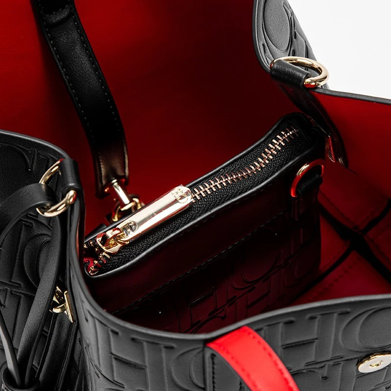 CHCH Women's Handheld Steel-Embossed Tote Bag – Mother’s Shopping Bag