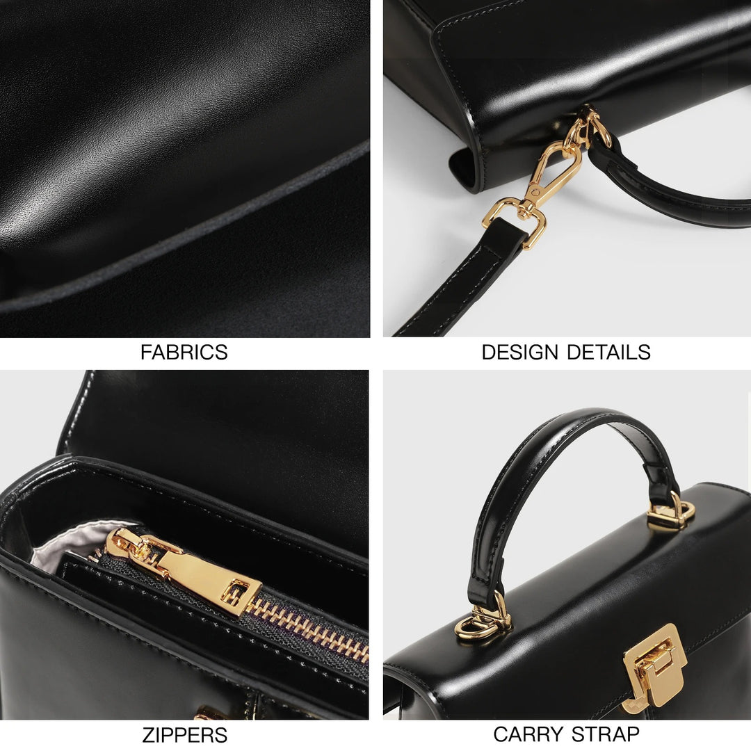 “Genuine Leather Luxury Women’s Handbag – Fashionable & Versatile Crossbody Bag with Scarf Decor”