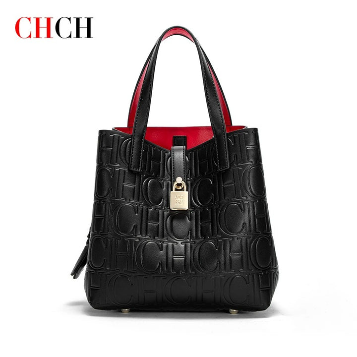 CHCH Women's Handheld Steel-Embossed Tote Bag – Mother’s Shopping Bag