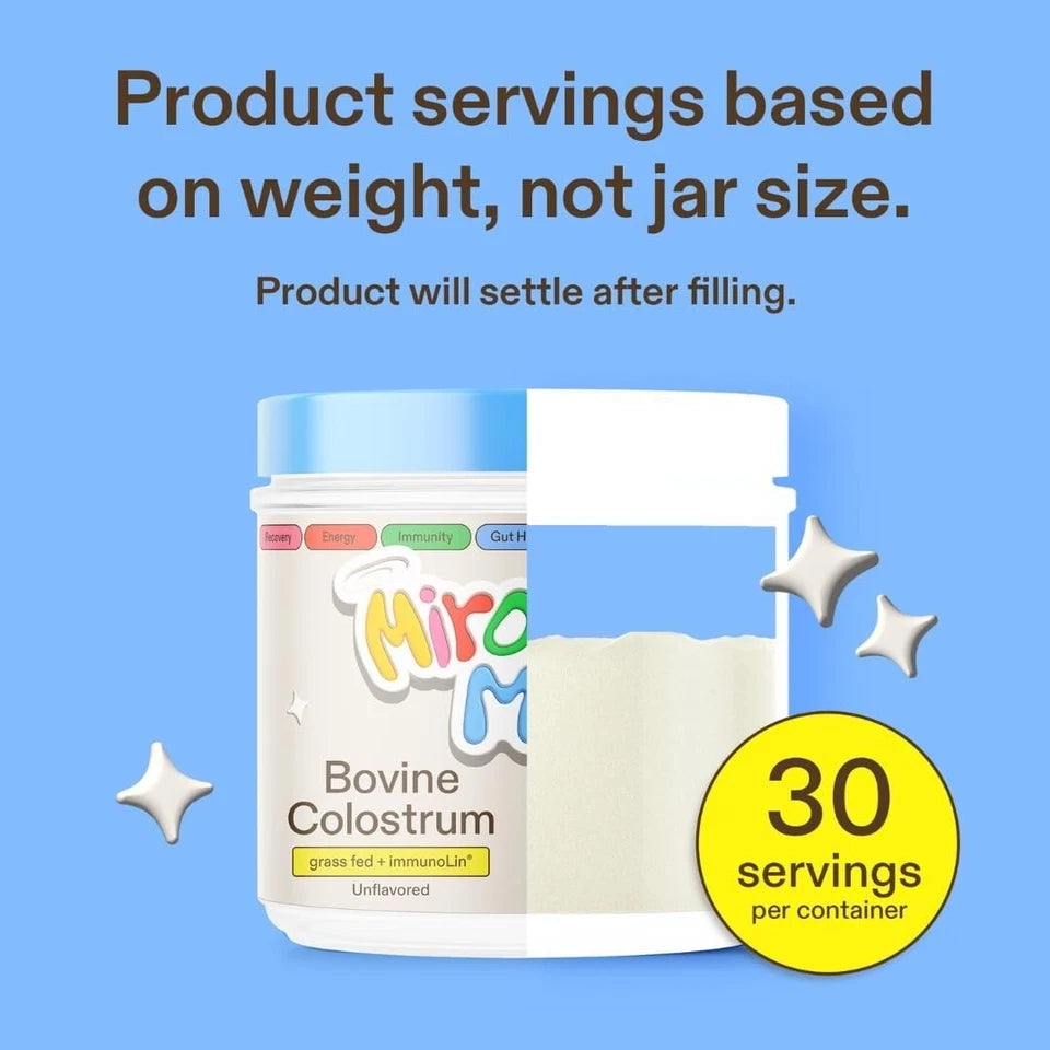Colostrum Supplement for Gut Health, Hair Growth, Beauty and Immune Support - Ea