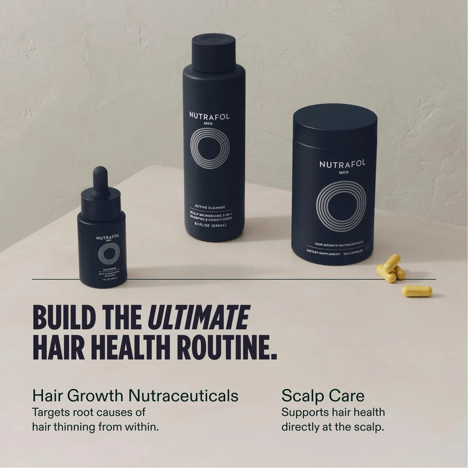 NUTRAFOL Men’s AUTHENTIC Hair Growth 1 Bottle 120 Pills 1 month supply