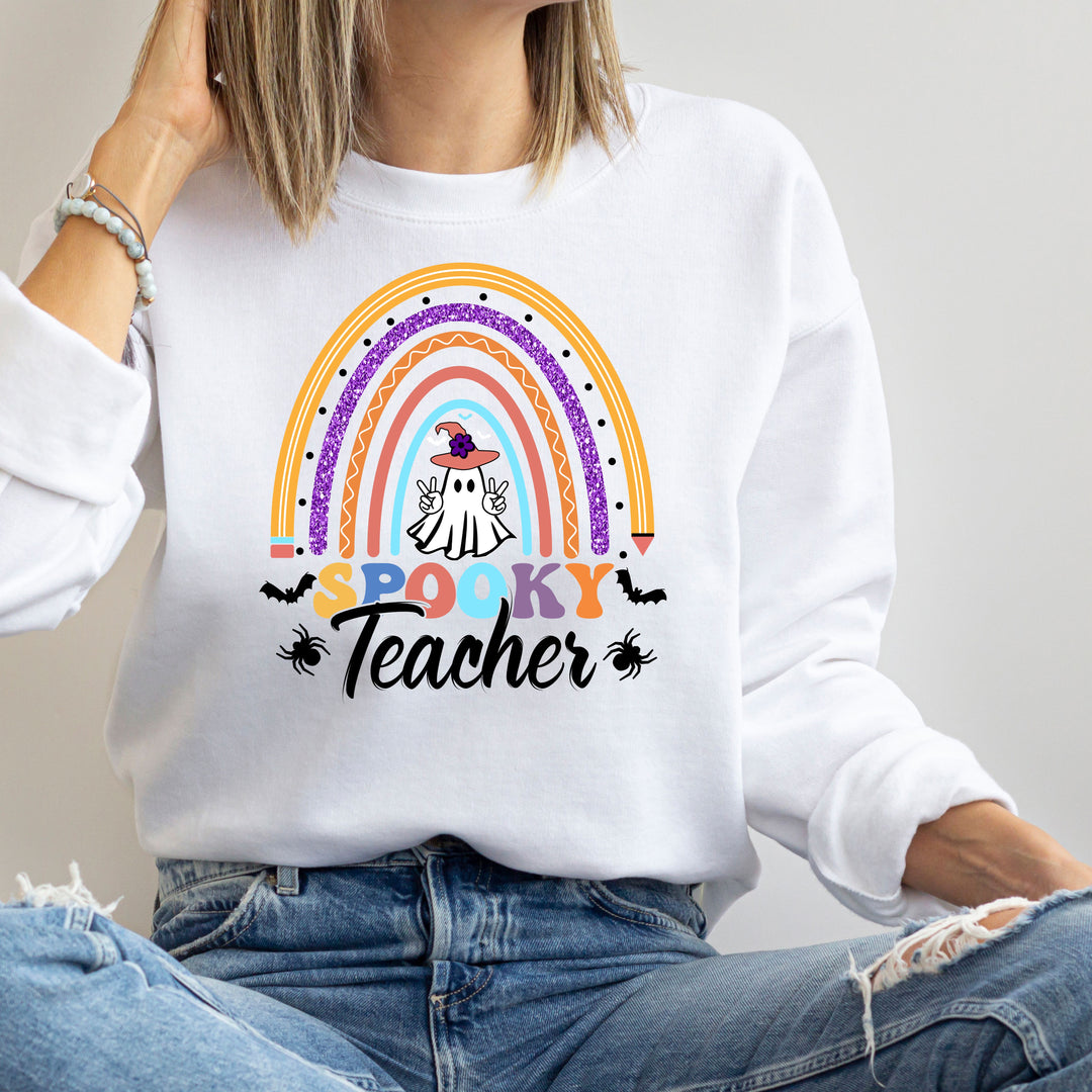 Spooky Teacher Halloween Sweatshirt